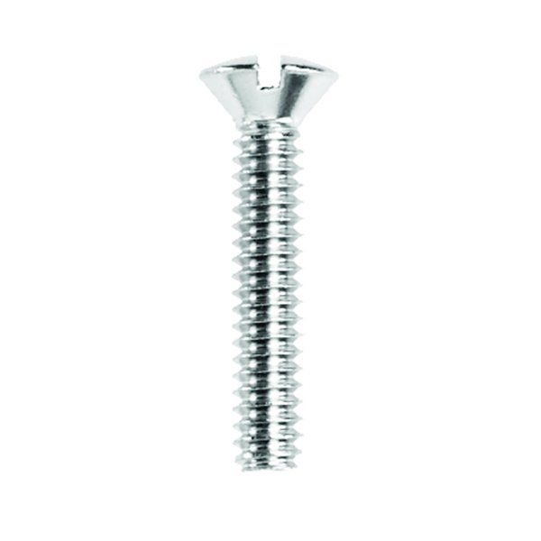 Danco No. 10-24 X 1 in. L Slotted Oval Head Brass Faucet Handle Screw 35654B